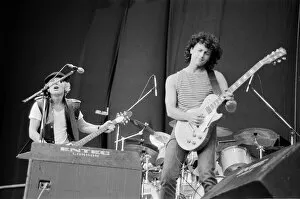 Images Dated 30th August 1981: Wishbone Ash perform at The Reading Festival, 1981. The event took place at Little