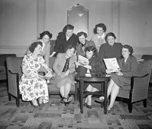 00229 Gallery: Wives of the Newcastle team seen here relaxing in their London hotel rooms before the FA