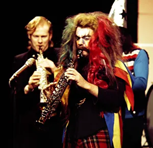 Images Dated 14th June 1974: Wizard - Pop Group seen here during rehearsals for the BBC television programme Top