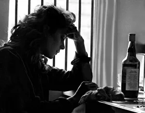 Woman with a drink problem February 1979 1970s Woman with a drink problem February 1979 1970s