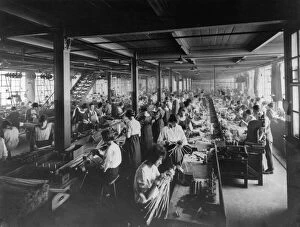 00479 Gallery: Women workers armiture winding at the Lucas Building at Great King Street
