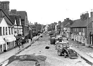 00093 Gallery: Work is in progress to create a pedestrian precinct in Henley Street, Stratford-upon-Avon
