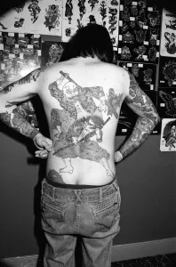 The work of tattooist George Bone. March 1977 The work of tattooist George Bone. March 1977