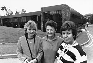 Images Dated 9th September 1988: Workers of the Laura Ashley textiles factory Headquarters in in Carno