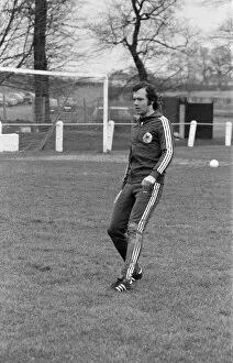 Images Dated 11th March 1975: World Champions West Germany, training at Vale Farm Football Ground, Wembley