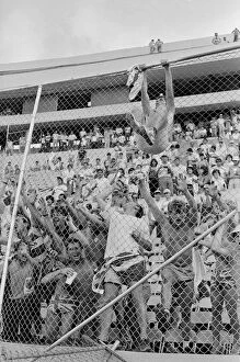 World Cup 1986 Group F England 3 Poland 0 England fans cheering