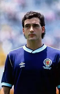 Images Dated 13th June 1986: World Cup 1986 Scotland 0 Uruguay 0 Group E Paul McStay Scotland football