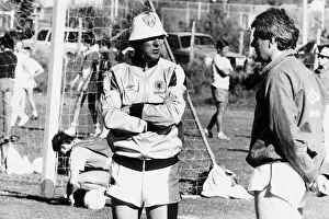 World Cup 1986 Scotland Boss Alex Ferguson wearing hat during preparations in Santa World Cup 1986 Scotland Boss Alex Ferguson wearing hat during preparations in Santa