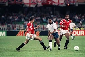 World Cup 1990 Group F England 1 Egypt 0 John Barnes (white