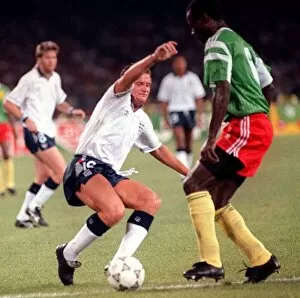 Images Dated 1st July 1990: World Cup 1990 Quarter final England 3 Cameroon 2 after extra