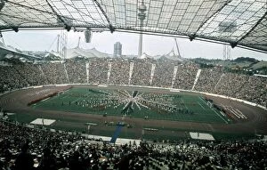 Fans Collection: World Cup Closing Ceremony at the Olympic Stadium in Munich, West Germany