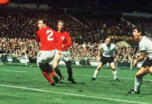 World Cup Final 1966 England 4 Weat Germany 2 George Cohen with back turned World Cup Final 1966 England 4 Weat Germany 2 George Cohen with back turned