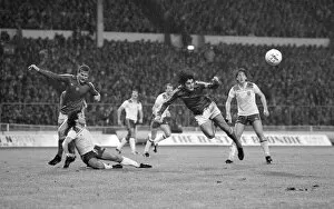 Images Dated 19th November 1981: World Cup Qualifying match at Wembley Stadium. England defeated Hungary by 1 goal