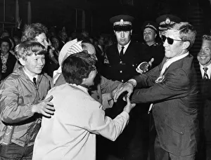 World Lightweight Ken Buchanan is surrounded by exuberant World Lightweight Ken Buchanan is surrounded by exuberant