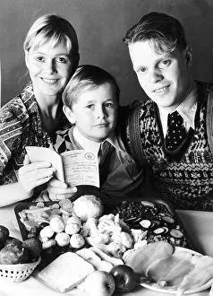 World War Two - Food Ration Book family with typical diet World War Two - Food Ration Book family with typical diet