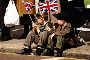 Images Dated 8th May 1995: World War Two - Second World War - 50th Anniversary VE Day Celebrations VE Day parade in
