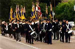 Images Dated 13th August 1995: World War Two - Second World War - 50th Anniversary VJ Day Celebrations - Veterans march