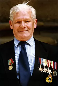 Images Dated 5th June 1994: World War Two - Second World War - D-Day Remembrance Parade - Veteran Dave Shannon