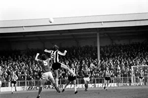 Wrexham 0 v. Newcastle 0. Division Two Football. January 1981 MF01-09-043