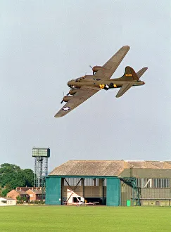 Wroughton Air Show August 1993 A Boeing B17 Flying Fortress Sally B' Wroughton Air Show August 1993 A Boeing B17 Flying Fortress Sally B'