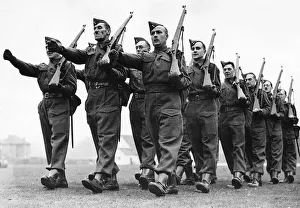 WW2 Drill practice for Britain's Home Guard WW2 Drill practice for Britain's Home Guard