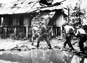 WW2 South East Asia Burma Pinbaw battle 1944 Soldiers from the 1st Royal Scots WW2 South East Asia Burma Pinbaw battle 1944 Soldiers from the 1st Royal Scots
