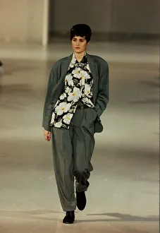 Yasmin Le Bon Model and wife of Simon Le Bon doing a fashion walk Yasmin Le Bon Model and wife of Simon Le Bon doing a fashion walk