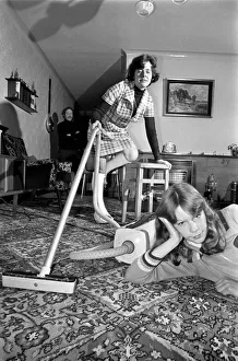 Images Dated 8th April 1977: Twelve years old Sarah Goodwin of 23, Laburnum Avenue, Kenilworth, Warwickshire