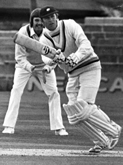 Images Dated 2nd July 1979: Yorkshire opening bat Geoff Boycott strokes the ball back to the bowler during his knock
