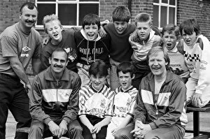 Images Dated 3rd June 1988: These young boys are eagerly awaiting the Kick-off later this month of the summer evening