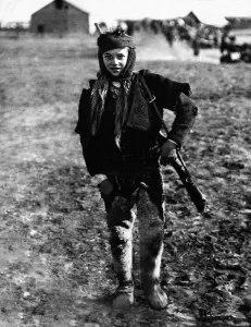 A young Bulgarian soldier on the march during the Bulgarians persuit of the Turkish army A young Bulgarian soldier on the march during the Bulgarians persuit of the Turkish army