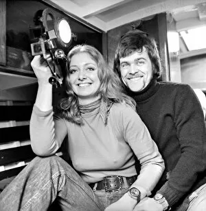 Images Dated 9th March 1975: Young couples round the world voyage. Jane Owen aged 23 of Cardiff and Geoff Burrel