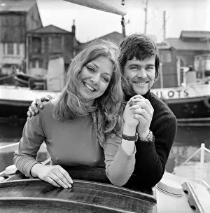Images Dated 9th March 1975: Young couples round the world voyage. Jane Owen aged 23 of Cardiff and Geoff Burrel