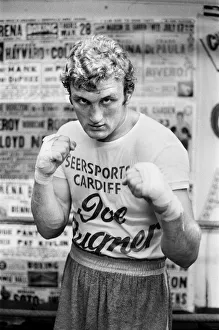 A young Joe Bugner at a gym in New York City. Joe is New York to meet some of A young Joe Bugner at a gym in New York City. Joe is New York to meet some of