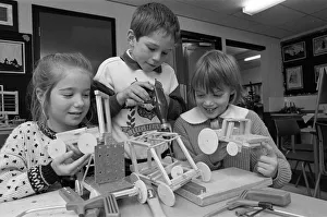 Youngsters from Highburton CE First School have made a variety of wooden vehicles as part Youngsters from Highburton CE First School have made a variety of wooden vehicles as part
