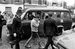 Images Dated 6th August 1977: Youth Culture / Music / Police / Street scenes.'Punk Rock'. August 1977 77-04262-007