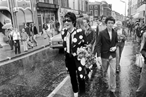 Images Dated 6th August 1977: Youth Culture / Music / Police / Street scenes.'Punk Rock'. August 1977 77-04262-013