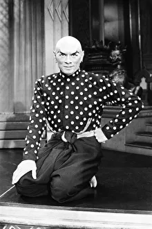 Yul Brynner, Actor at the London Palladium Theatre, 22nd August 1980 Yul Brynner, Actor at the London Palladium Theatre, 22nd August 1980