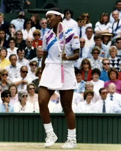 Zena Garrison tennis player for the USA here losing to Martina Navratilova Zena Garrison tennis player for the USA here losing to Martina Navratilova