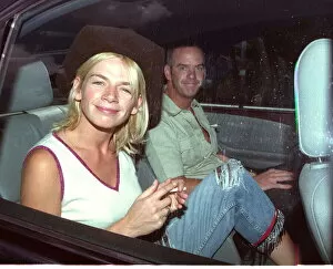 Images Dated 21st August 1999: ZOE BALL WITH NEW HUSBAND NORMAN COOK AUGUST 1999 HEADING FOR THEIR WEDDING FATBOY SLIM