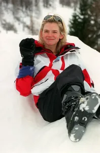 Zoe Ball Radio/TV Presenter December 1997. On ski resort Zoe Ball Radio/TV Presenter December 1997. On ski resort