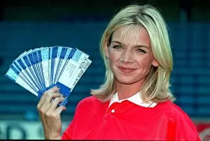 Images Dated 1st July 1997: Zoe Ball TV Presenter for the Mirror Football Tickets Promotion A©mirrorpix