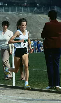 Images Dated 7th June 1984: Zola Budd athlete June 1984 In action on track