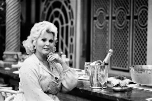 Zsa Zsa Gabor in London. 6th July 1980