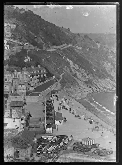East Looe Seafront & East Cliff from Hannafore Rd East Looe Seafront & East Cliff from Hannafore Rd