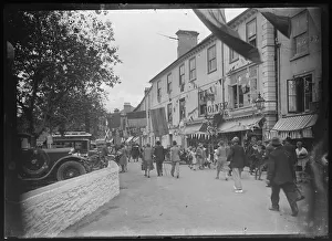 Fore St, East Looe, by Buller Quay car park, Empire Day Fore St, East Looe, by Buller Quay car park, Empire Day