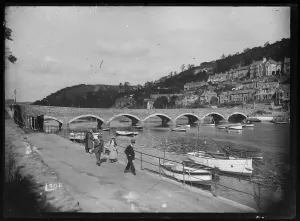 Looe Bridge & East Looe from Quay Rd, West Looe Looe Bridge & East Looe from Quay Rd, West Looe