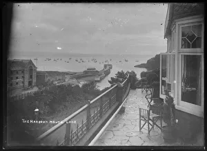 Looe Harbour Mouth from house on North Rd, West Looe Looe Harbour Mouth from house on North Rd, West Looe