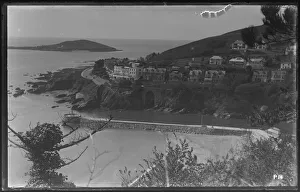 Looe Island & Hannafore, from East Looe cliff path Looe Island & Hannafore, from East Looe cliff path