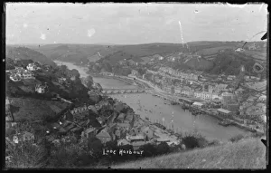Looe looking upstream from top of Hannafore Lane Looe looking upstream from top of Hannafore Lane